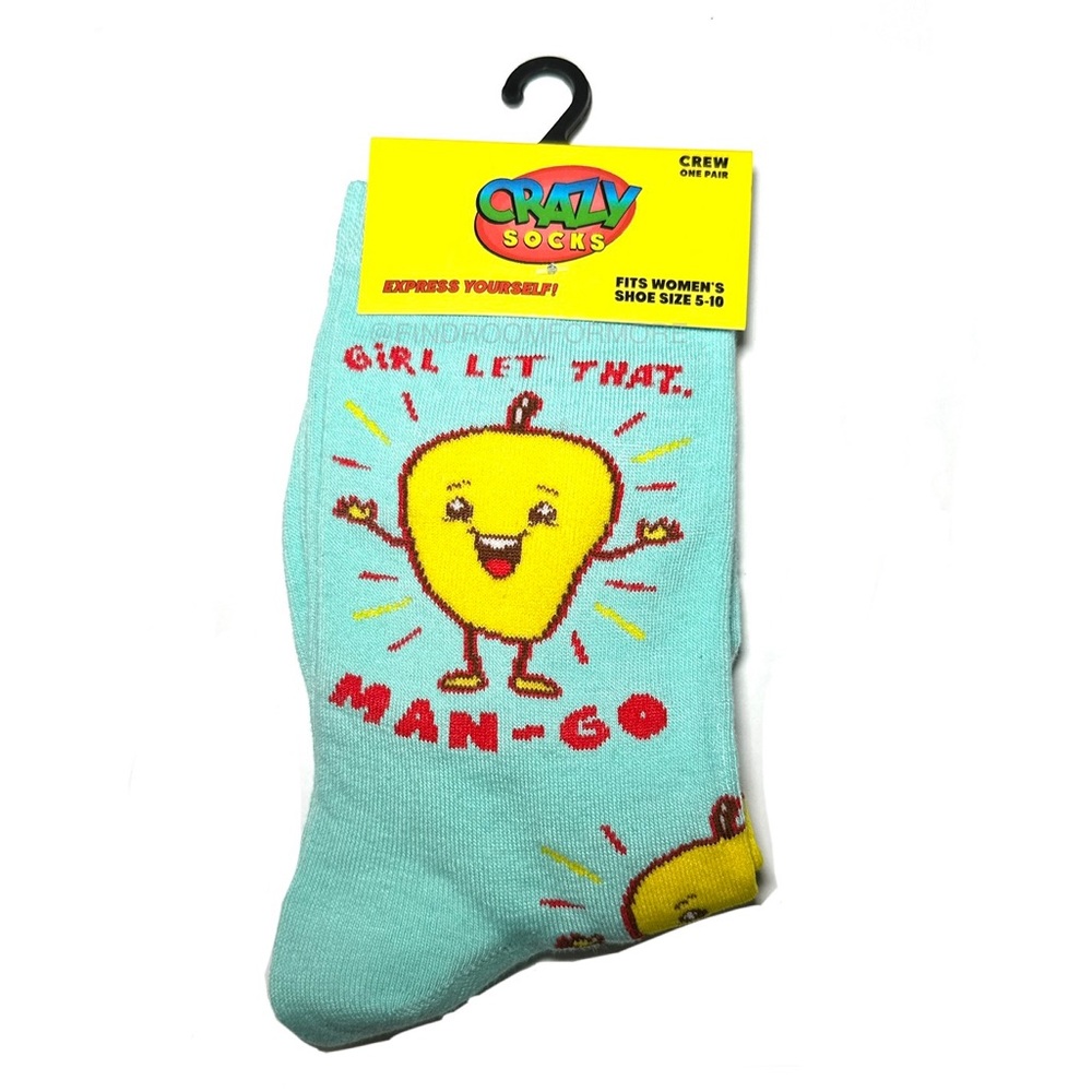 “LET THAT MAN-GO” Novelty Crew Socks - Picture 6 of 7